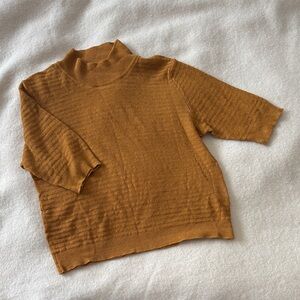 Cozy Mustard Turtleneck Sweater